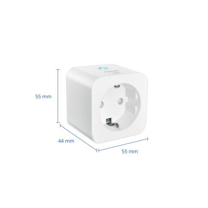 Philips - SADA 2x Chytrá zásuvka SCHUKO 2300W + powermetr Wi-Fi