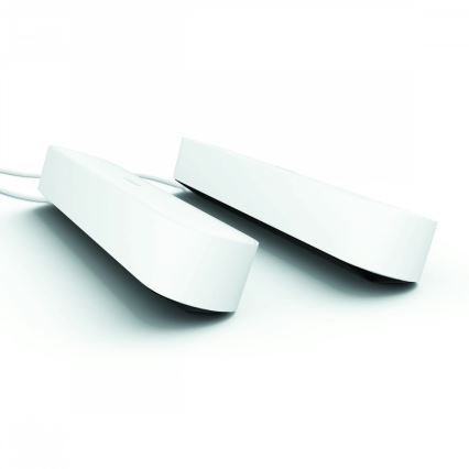 Philips 78202/1E/P7  - SADA 2x LED RGB Stmívatelná stolní lampa HUE WHITE AND COLOR AMBIANCE LED/6W/230V bílá