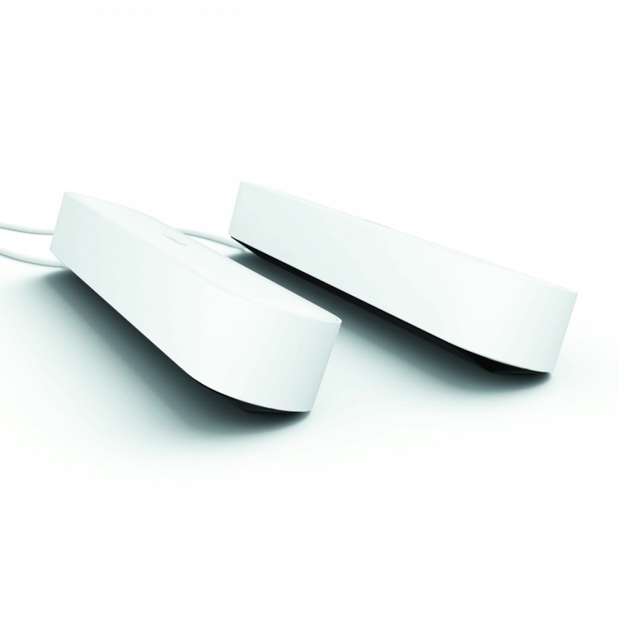 Philips 78202/1E/P7  - SADA 2x LED RGB Stmívatelná stolní lampa HUE WHITE AND COLOR AMBIANCE LED/6W/230V bílá