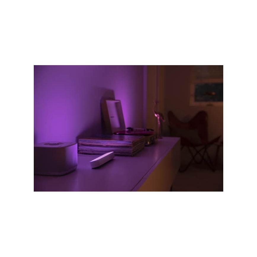Philips 78202/1E/P7  - SADA 2x LED RGB Stmívatelná stolní lampa HUE WHITE AND COLOR AMBIANCE LED/6W/230V bílá