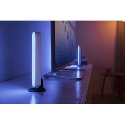 Philips 78202/1E/P7  - SADA 2x LED RGB Stmívatelná stolní lampa HUE WHITE AND COLOR AMBIANCE LED/6W/230V bílá