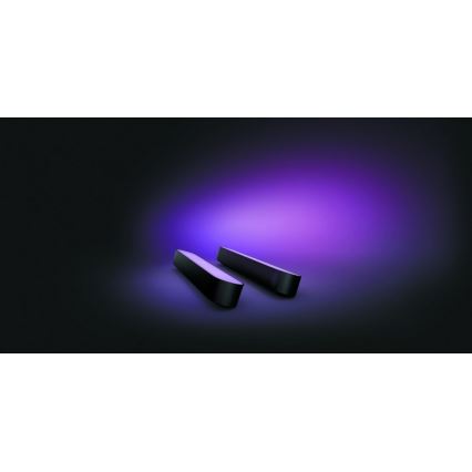 Philips 78202/30/E7 - SADA 2x LED RGB Stmívatelná stolní lampa HUE WHITE AND COLOR AMBIANCE LED/6W/230V
