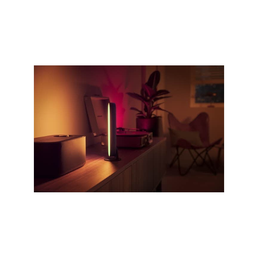 Philips 78202/30/E7 - SADA 2x LED RGB Stmívatelná stolní lampa HUE WHITE AND COLOR AMBIANCE LED/6W/230V