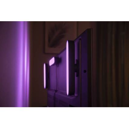 Philips 78202/30/E7 - SADA 2x LED RGB Stmívatelná stolní lampa HUE WHITE AND COLOR AMBIANCE LED/6W/230V