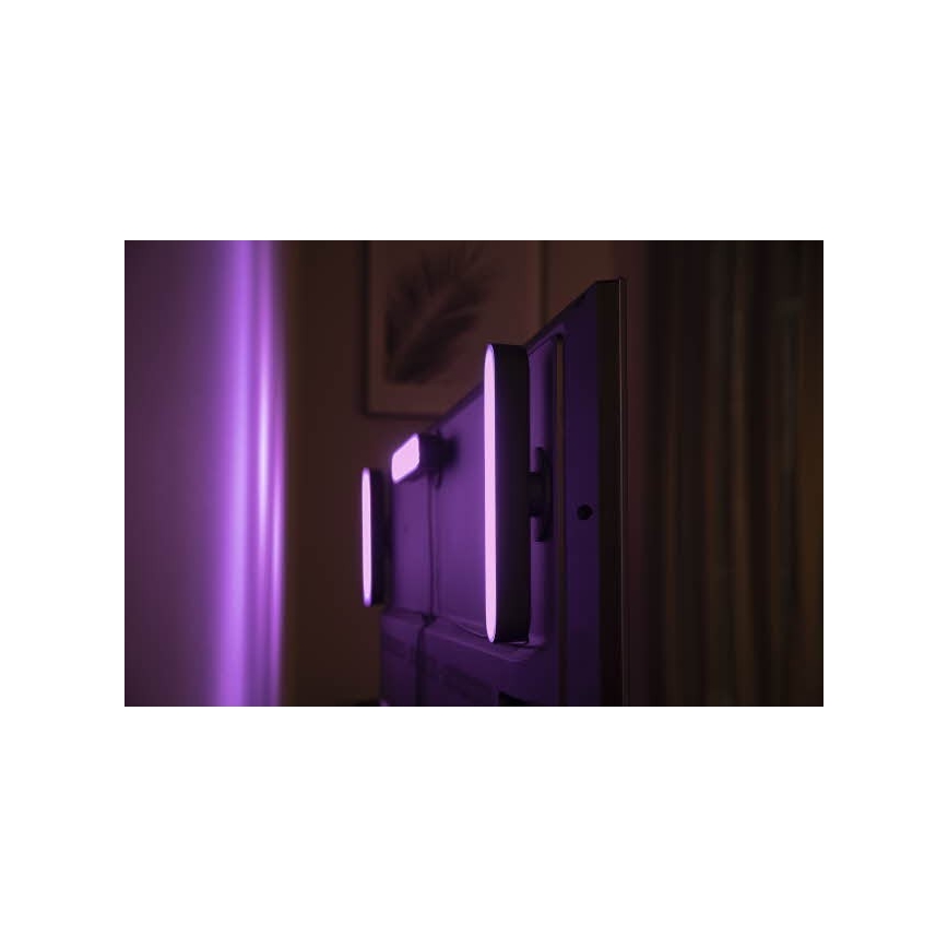 Philips 78202/30/E7 - SADA 2x LED RGB Stmívatelná stolní lampa HUE WHITE AND COLOR AMBIANCE LED/6W/230V