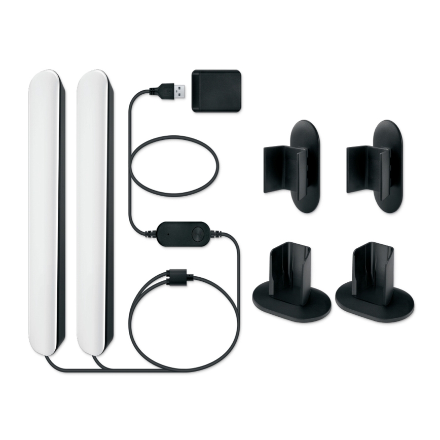 Philips - SADA 2x LED RGBIC Stmívatelné svítidlo SMART GRADIENT LED/8W/230V 2700-6500K Wi-Fi