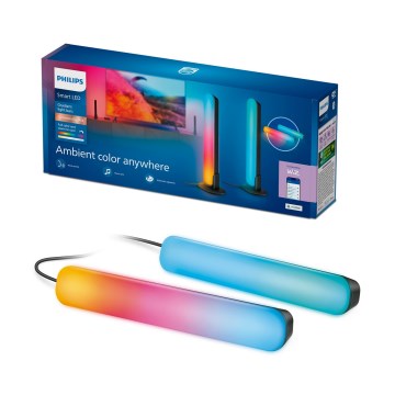 Philips - SADA 2x LED RGBIC Stmívatelné svítidlo SMART GRADIENT LED/8W/230V 2700-6500K Wi-Fi