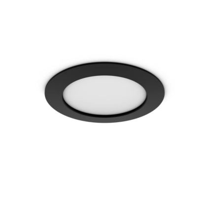 Philips - SADA 2x LED RGBW Stmívatelné koupelnové podhledové svítidlo Hue SLIM LED/12W/230V 2000-6500K černá IP44