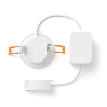 Philips - SADA 2x LED RGBW Stmívatelné koupelnové podhledové svítidlo Hue SLIM LED/8,3W/230V 2000-6500K bílá IP44