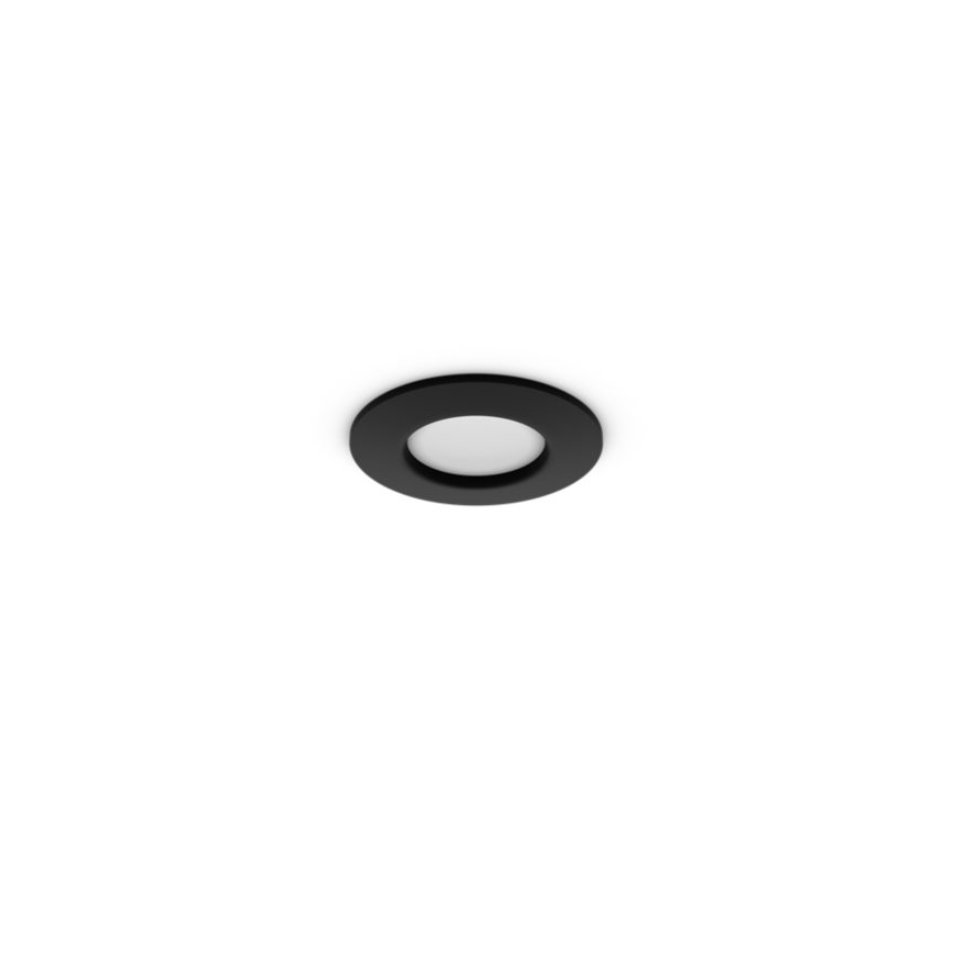 Philips - SADA 2x LED RGBW Stmívatelné koupelnové podhledové svítidlo Hue SLIM LED/8,3W/230V 2000-6500K černá IP44