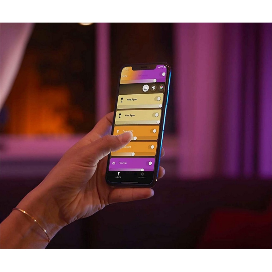 Philips - SADA 2x LED RGBW Stmívatelné projekční svítidlo Hue PLAY Wall Washer LED/20W/230V 2000–6500K bílá