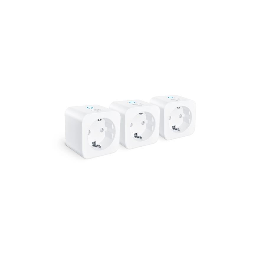 Philips - SADA 3x Chytrá zásuvka SCHUKO 2300W Wi-Fi