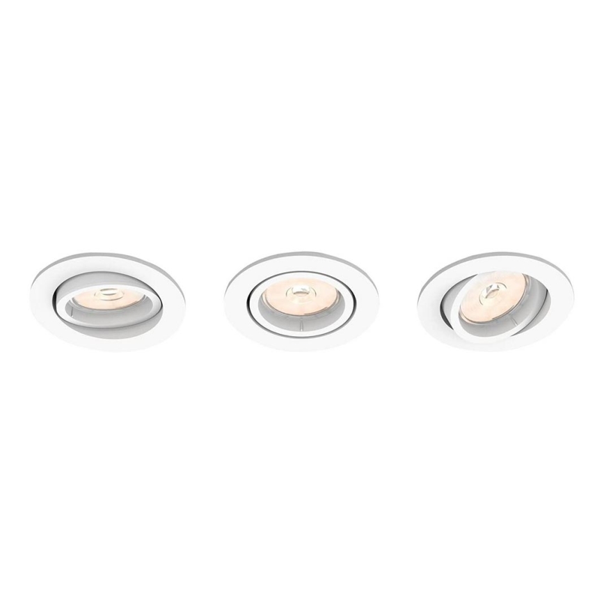 Philips - SADA 3x LED Podhledové svítidlo 1xGU10/4,6W/230V