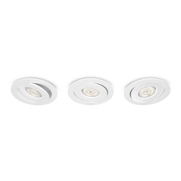 Philips - SADA 3x LED podhledové svítidlo 3xLED/4,5W/230V