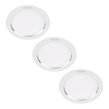 Philips - SADA 3x LED Podhledové svítidlo LED/3,5W/230V 3000K