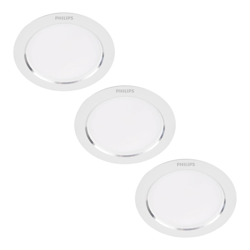 Philips - SADA 3x LED Podhledové svítidlo LED/3,5W/230V 3000K