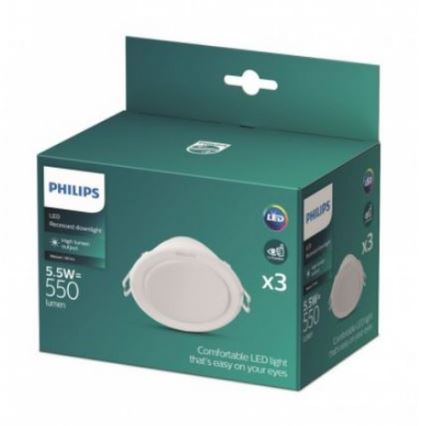 Philips - SADA 3x LED Podhledové svítidlo LED/5,5W/230V