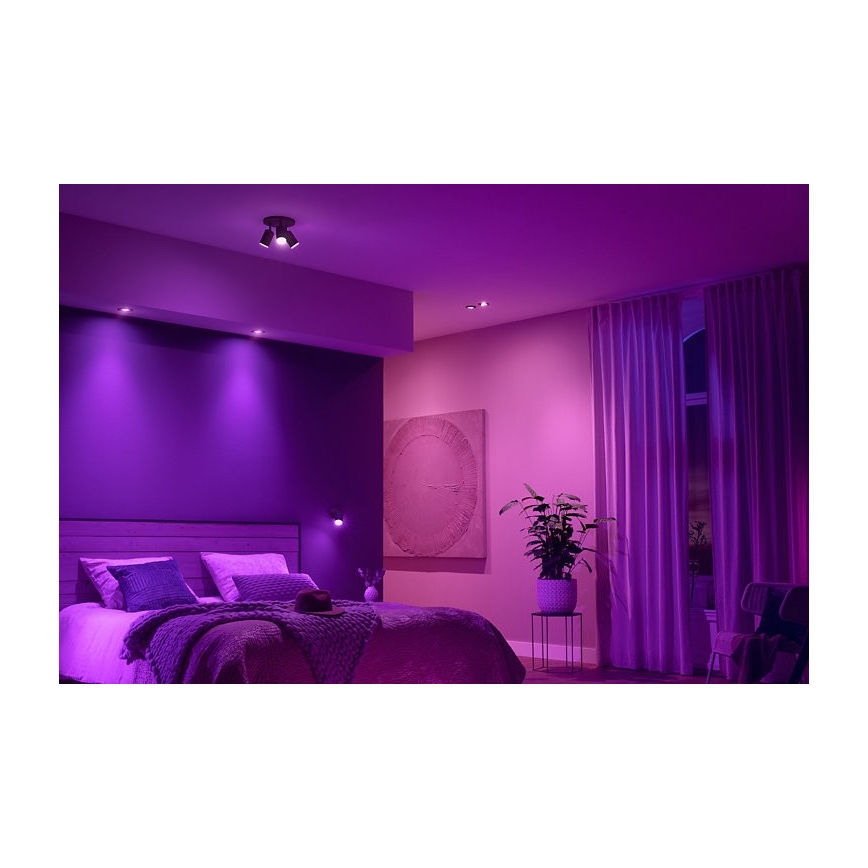Philips - SADA 3x LED RGB Stmívatelné podhledové svítidlo Hue CENTURA 1xGU10/5,7W/230V 2000-6500K