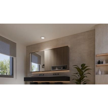 Philips - SADA 3x LED RGBW Stmívatelné koupelnové podhledové svítidlo Hue SLIM LED/8,3W/230V IP44 2000-6500K
