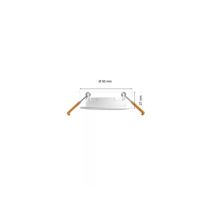 Philips - SADA 3x LED RGBW Stmívatelné koupelnové podhledové svítidlo Hue SLIM LED/8,3W/230V IP44 2000-6500K