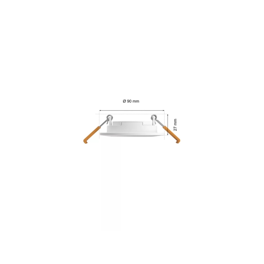 Philips - SADA 3x LED RGBW Stmívatelné koupelnové podhledové svítidlo Hue SLIM LED/8,3W/230V IP44 2000-6500K