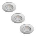 Philips - SADA 3x LED Stmívatelné koupelnové svítidlo DIVE 1xLED/5,5W/230V IP65
