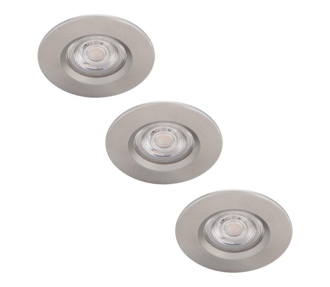 Philips - SADA 3x LED Stmívatelné koupelnové svítidlo LED/5W/230V 2700K IP65