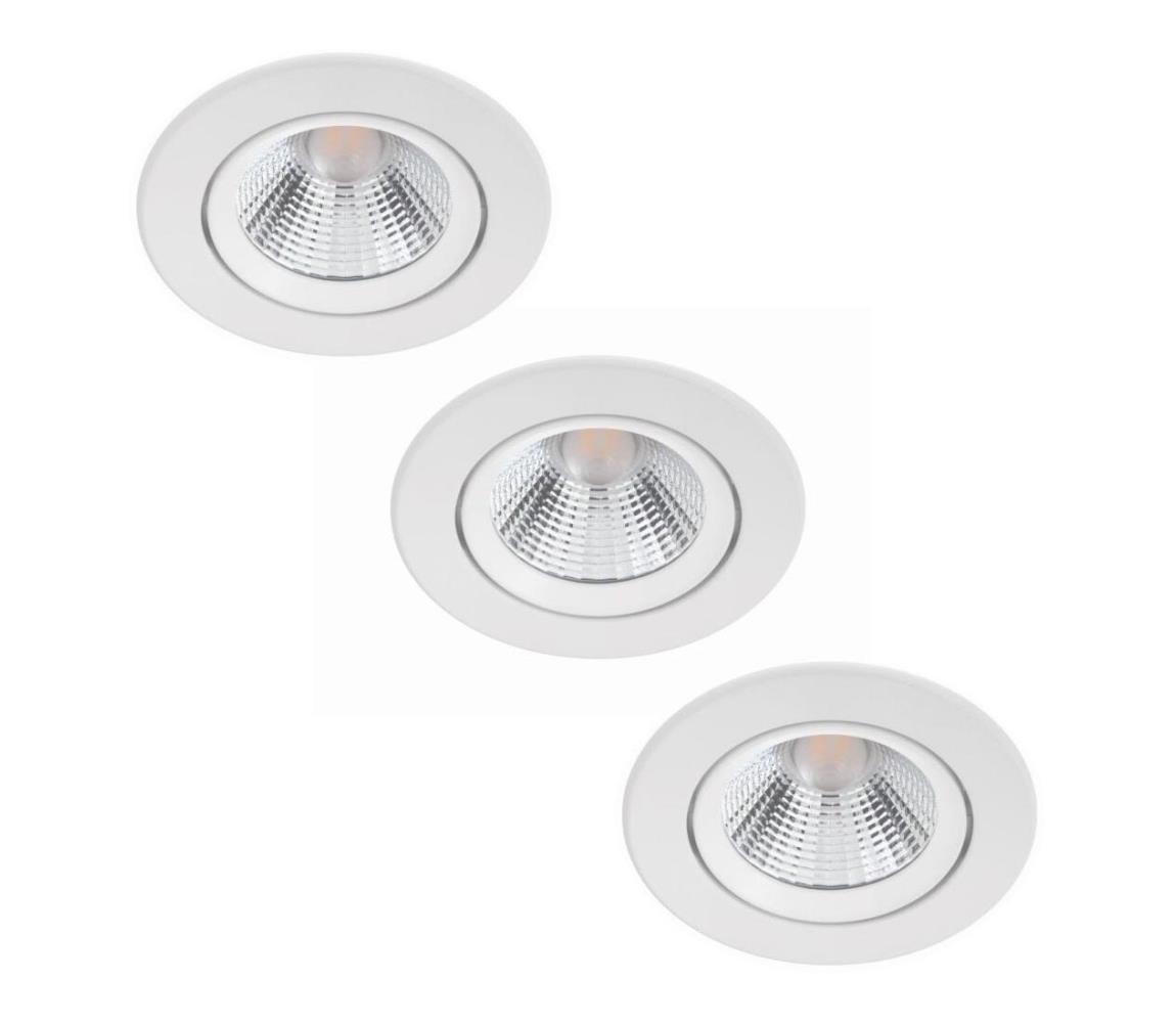 Philips - SADA 3x LED Stmívatelné podhledové svítidlo LED/5W/230V 2700K