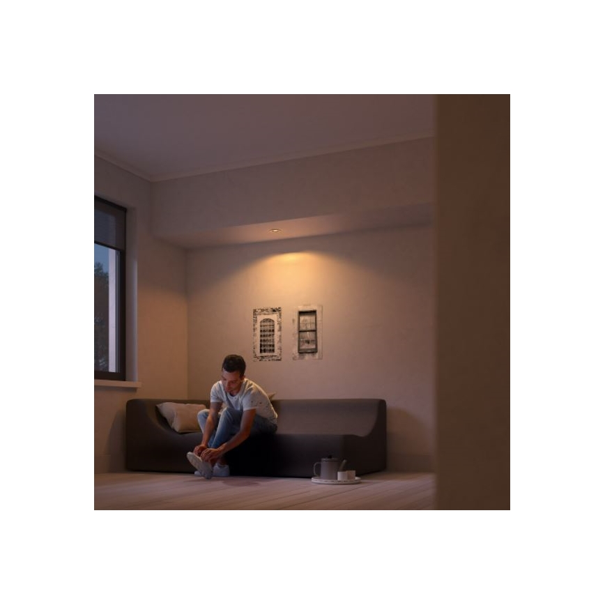 Philips 50203/11/P0 - SADA 3x LED Stmívatelné podhledové svítidlo SHELLBARK Warm Glow 1xLED/4,5W/230V 2200-2700K