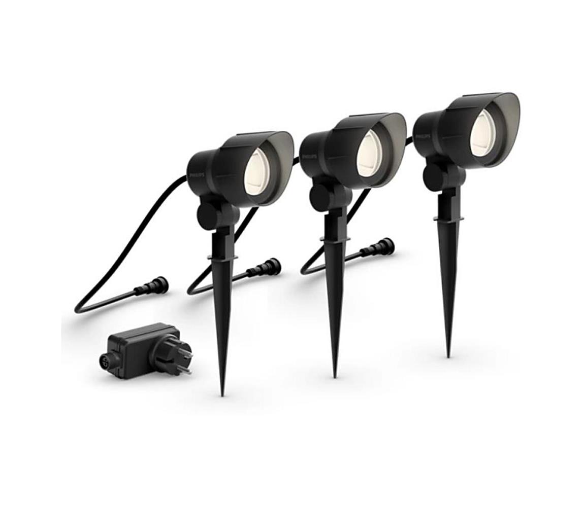 Philips Philips -SADA 3x LED Venkovní bodové svítidlo GARDENLINK LED/24W/230V 2700K IP44 