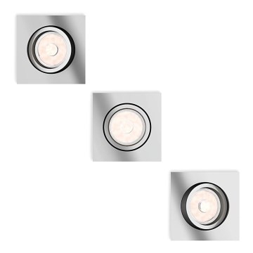 Philips - SADA 3x Podhledové svítidlo 3xGU10/5,5W/230V