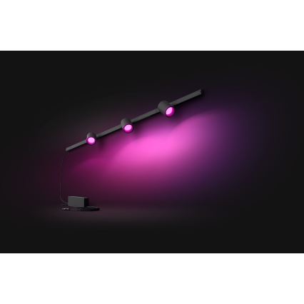 Philips - SADA 3x LED RGB Stmívatelné svítidlo do lištového systému Hue PERIFO LED RGB/15,6W/230V 2000-6500K