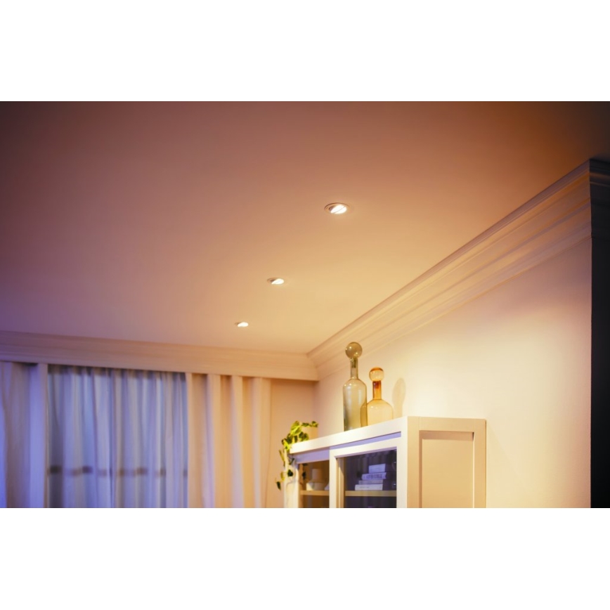 Philips - SADA 3x LED Stmívatelné podhledové svítidlo IMPALA Warm Glow LED/6W/230V