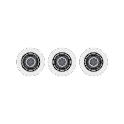 Philips - SADA 3x LED Stmívatelné podhledové svítidlo IMPALA Warm Glow LED/6W/230V