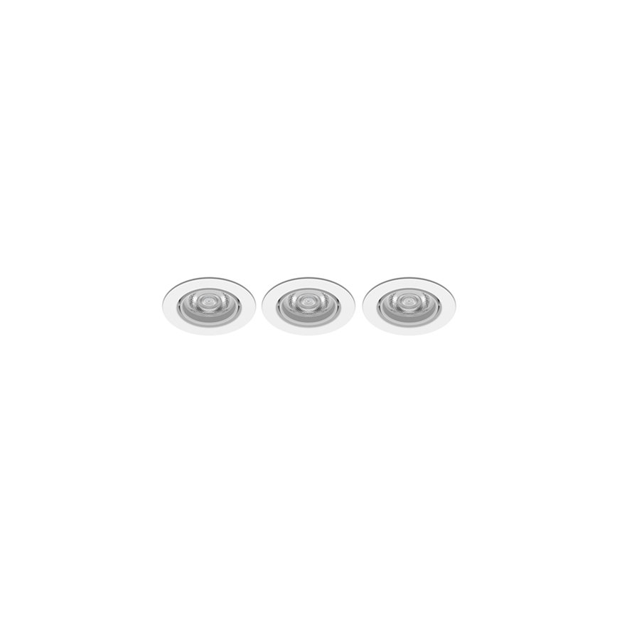 Philips - SADA 3x LED Stmívatelné podhledové svítidlo IMPALA Warm Glow LED/6W/230V