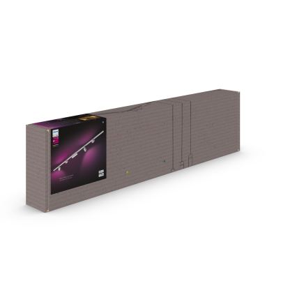 Philips  - SADA 4xLED RGB Stmívatelné bodové svítidlo do lištového systému Hue PERIFO LED RGB/20,8W/230V 2000-6500K