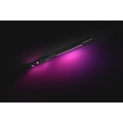 Philips - SADA 4x LED RGB Stmívatelné svítidlo do lištového systému Hue PERIFO LED RGB/44,6W/230V 2000-6500K