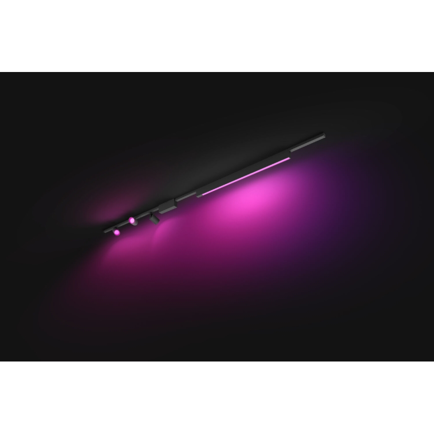Philips - SADA 4x LED RGB Stmívatelné svítidlo do lištového systému Hue PERIFO LED RGB/44,6W/230V 2000-6500K