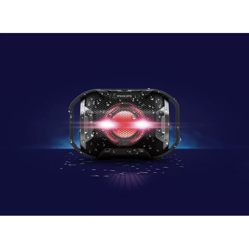Philips SB300B/00 - Bluetooth přenosný reproduktor 4W/5V IPX7 černý