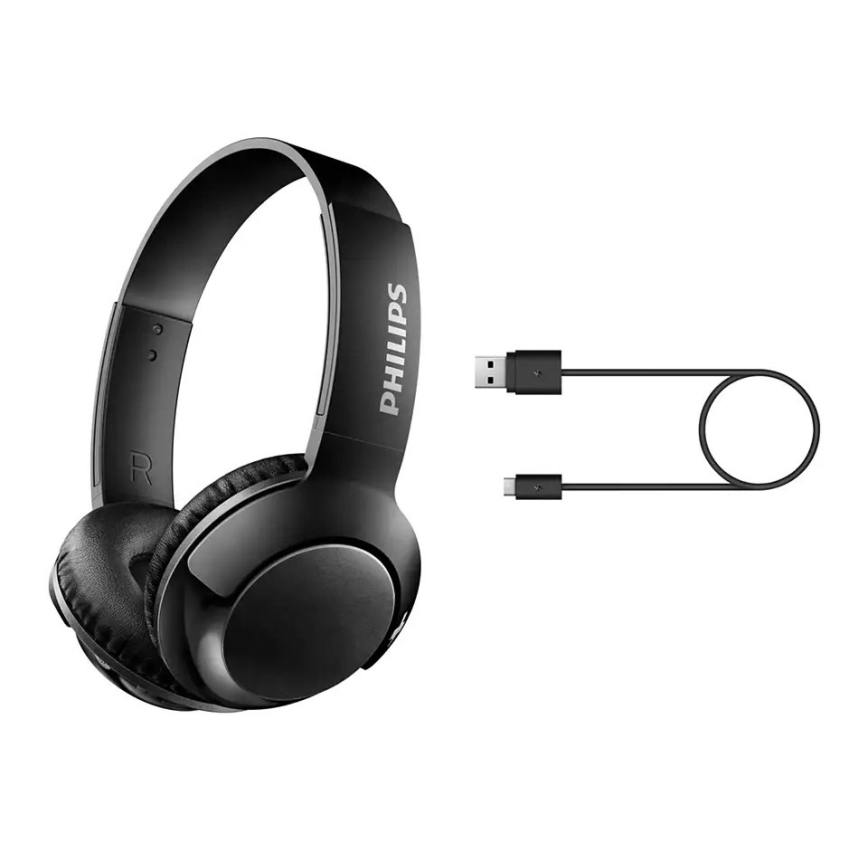 Philips SHB3075BK/00 - Bezdrátová sluchátka s Bluetooth BASS černá