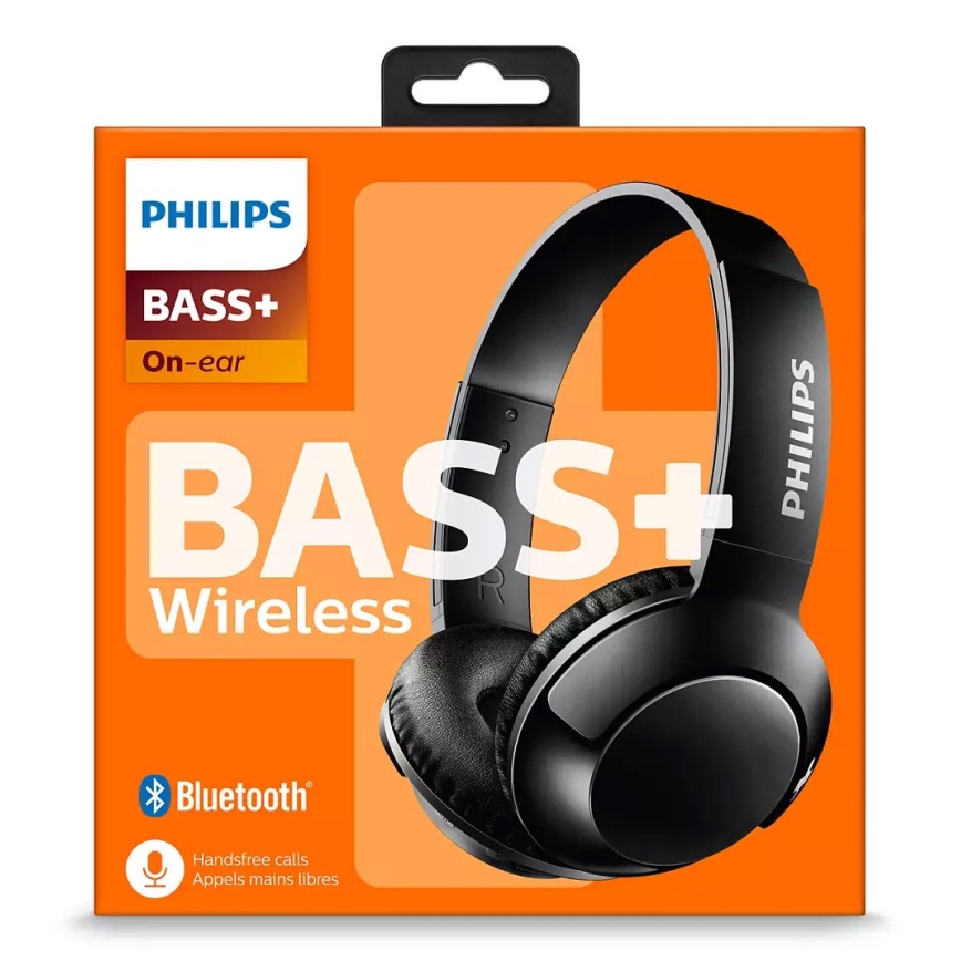 Philips SHB3075BK/00 - Bezdrátová sluchátka s Bluetooth BASS černá