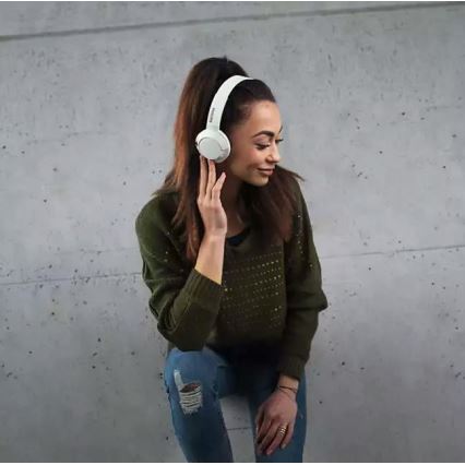 Philips SHB3075WT/00 - Bezdrátová sluchátka s Bluetooth bílá