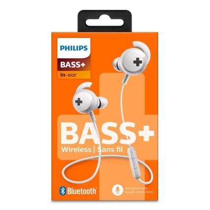 Philips SHB4305WT/00 - Bluetooth sluchátka s mikrofonem bílá