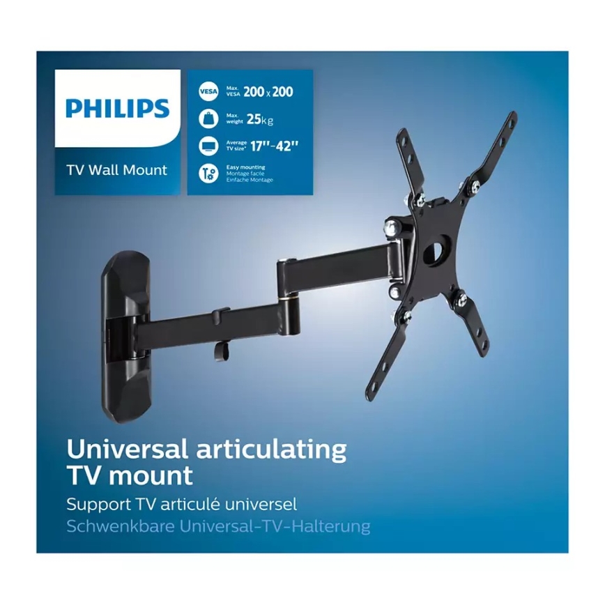 Philips SQM9222/00 - Nástěnný držák pro TV s kloubem 17-42