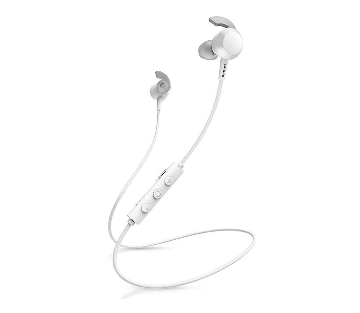 Philips Philips TAE4205WT/00 - Bluetooth sluchátka s mikrofonem bílá P5215