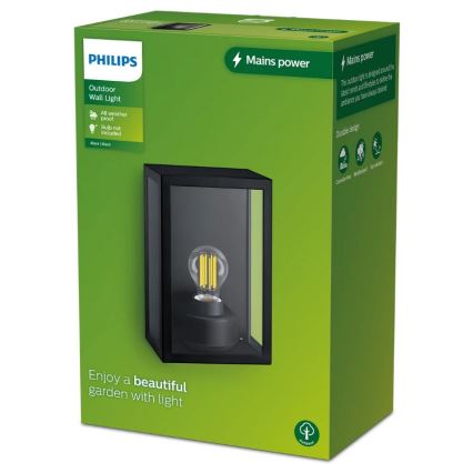 Philips - Venkovní nástěnné svítidlo ALZOR 1xE27/25W/230V IP44