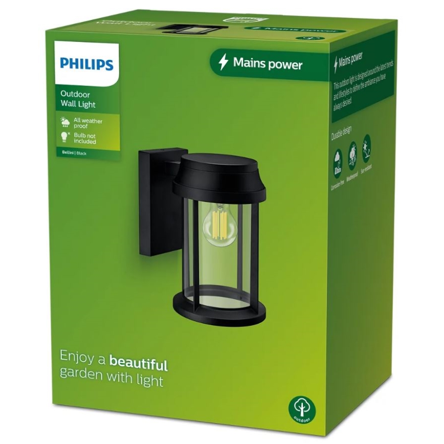 Philips - Venkovní nástěnné svítidlo BELLINI 1xE27/25W/230V IP44