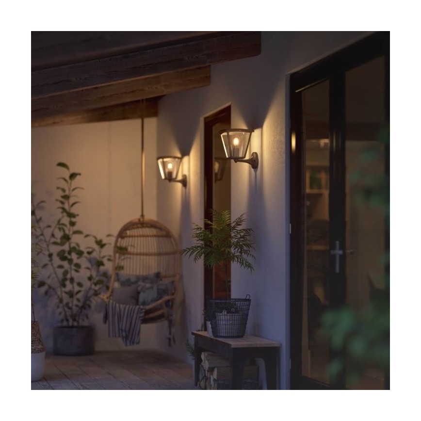 Philips - Stmívatelné venkovní nástěnné svítidlo Hue INARA 1xE27/7W/230V Wi-Fi IP44