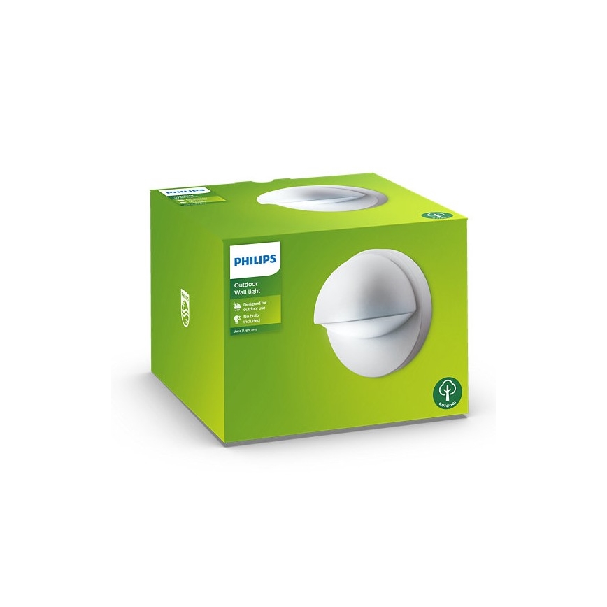Philips - Venkovní nástěnné svítidlo JUNE 1xE27/12W/230V IP44
