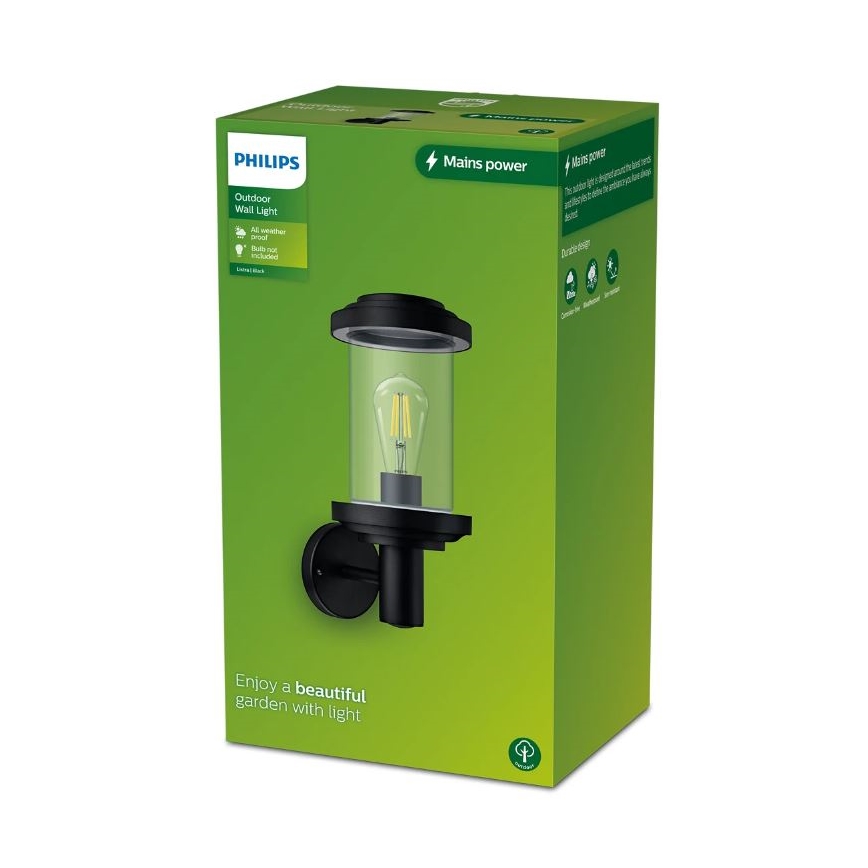 Philips - Venkovní nástěnné svítidlo LISTRA 1xE27/25W/230V IP44